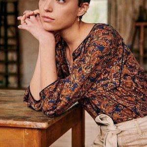 Aelia Blouse by Sézane, size US 6 (FR 38)